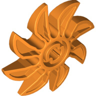 Lego vrtule 8 listů, oranžová (4538376, 6030401, 6100879, 6170793)